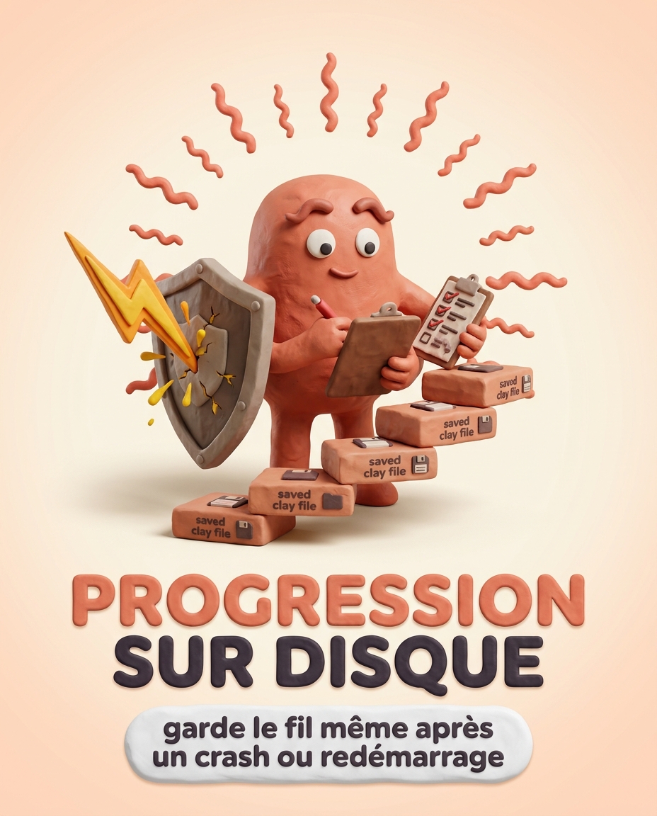 Progression sur Disque
